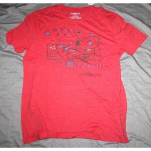 Men's size XXL  Home Alone Battle Plan Kevin McCallister Red T-Shirt